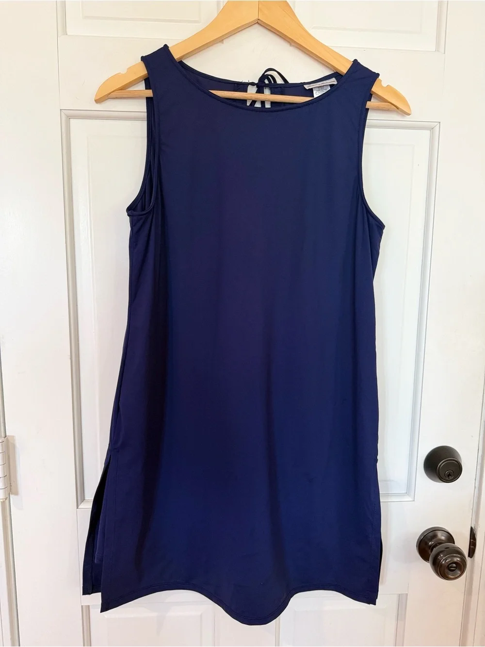 Tommy Bahama Pearl High Neck Navy Romper Women’s small Beach Swim - Picture 4 of 9